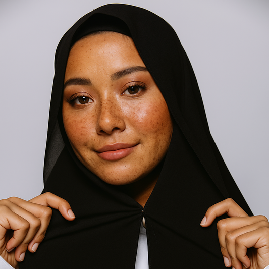 Instant Chiffon Hijab With Magnet Pins and Undercap