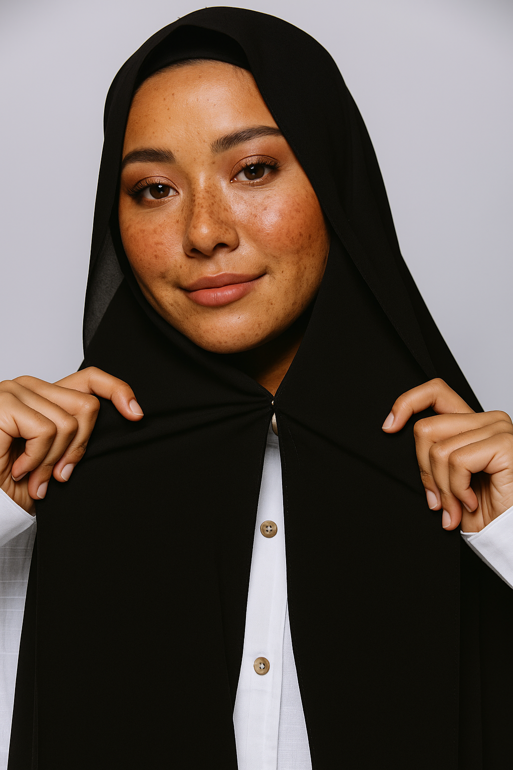 Instant Chiffon Hijab With Magnet Pins and Undercap