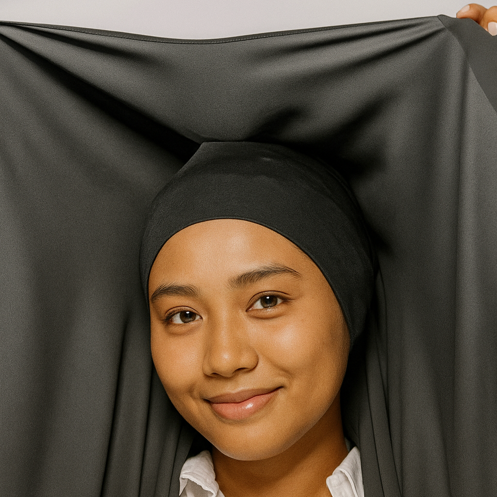 Instant Chiffon Hijab With Magnet Pins and Undercap
