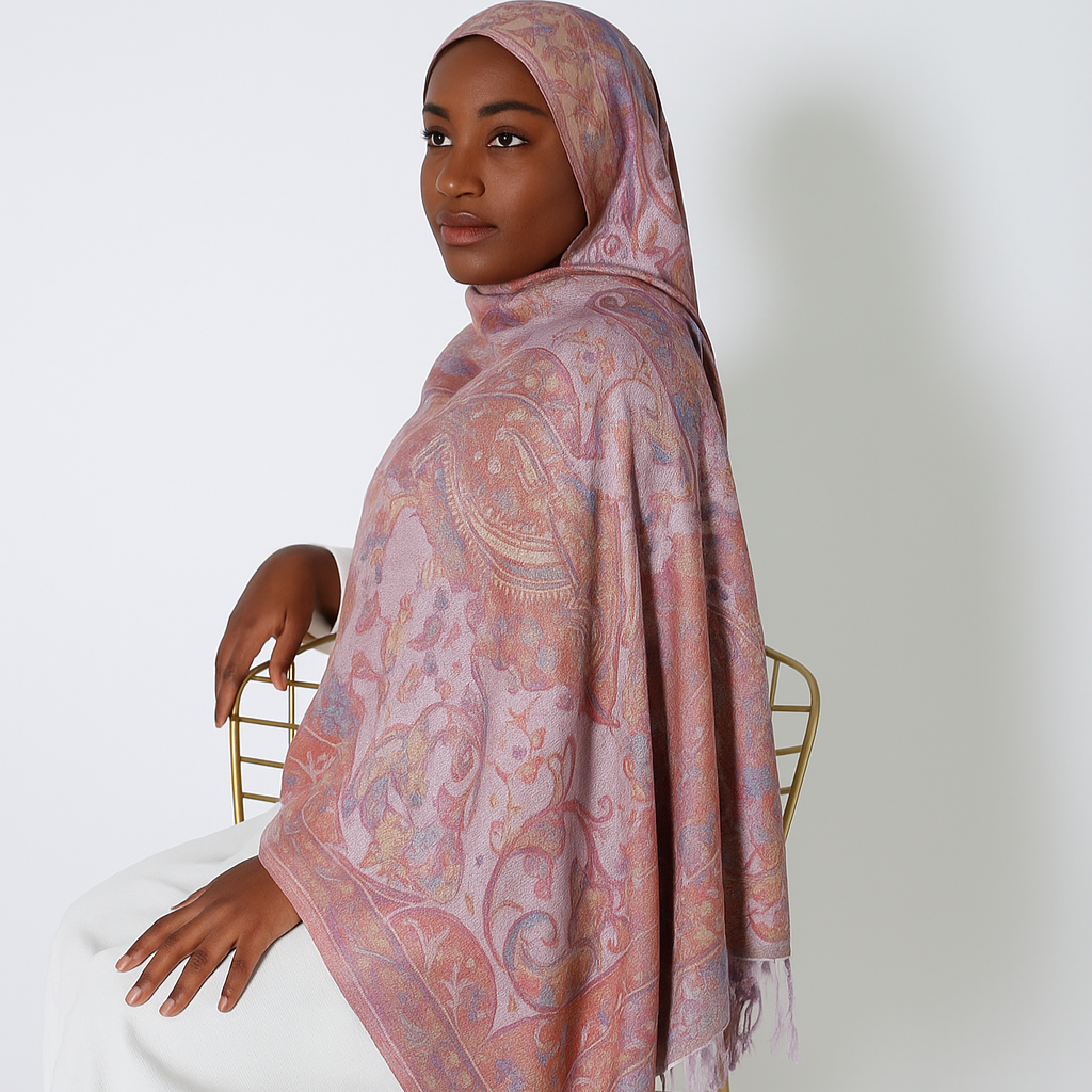 Pashmina Hijab - Blush