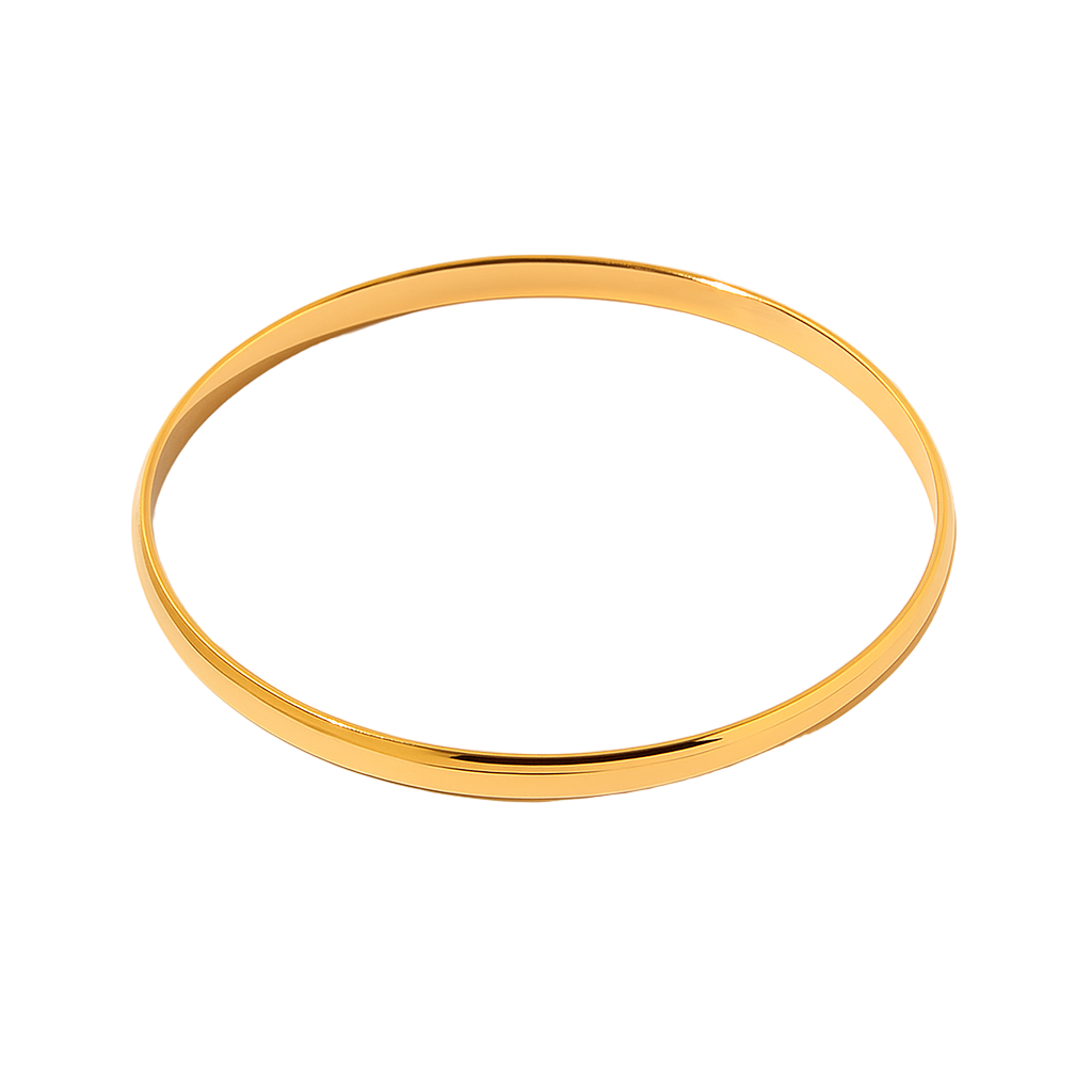 14 k Gold Plated Bangle Bracelet