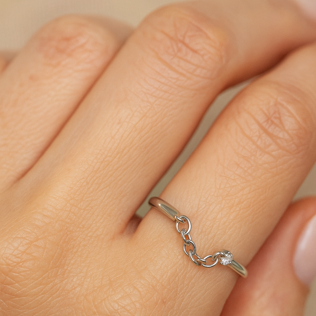 Chainlet - Stainless Steel Ring