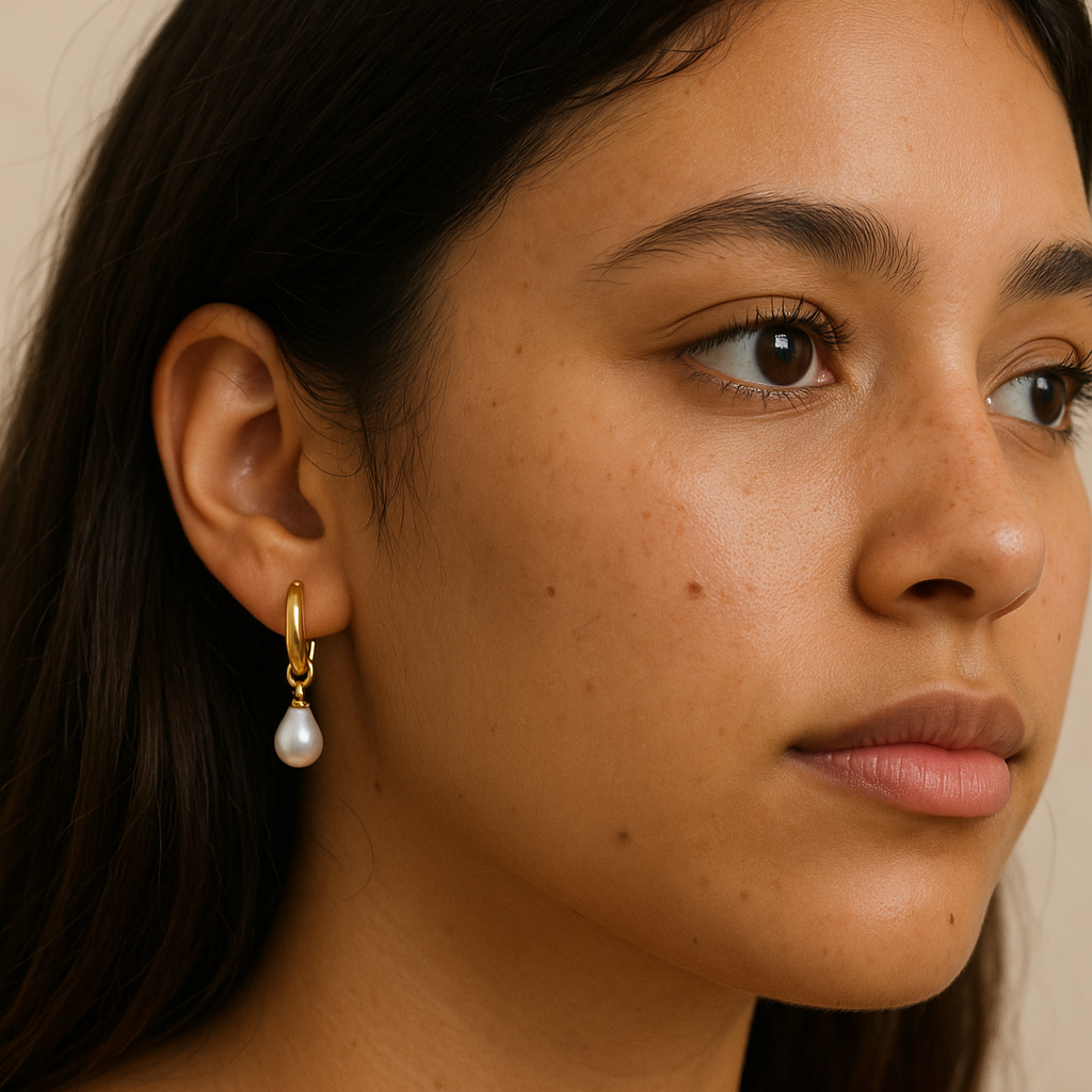 Teardrop Earrings - Stainless Steel