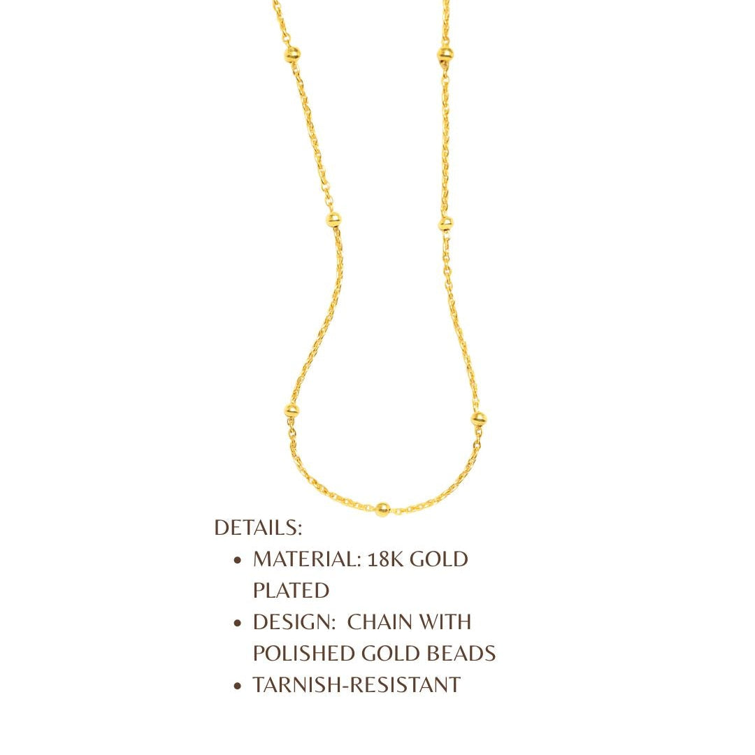 18K Gold Plated Chain - Beaura Chain