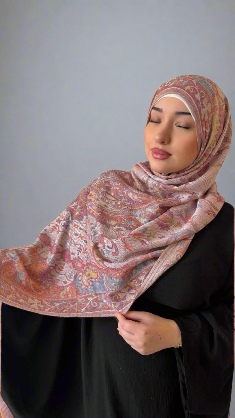 Pashmina Hijab - Blush