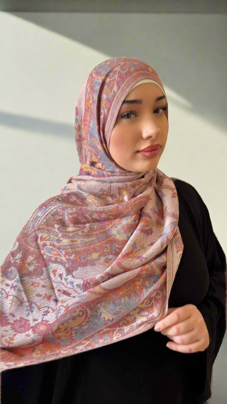 Pashmina Hijab - Blush