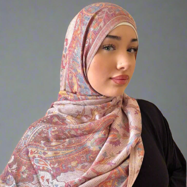 Pashmina Hijab - Blush