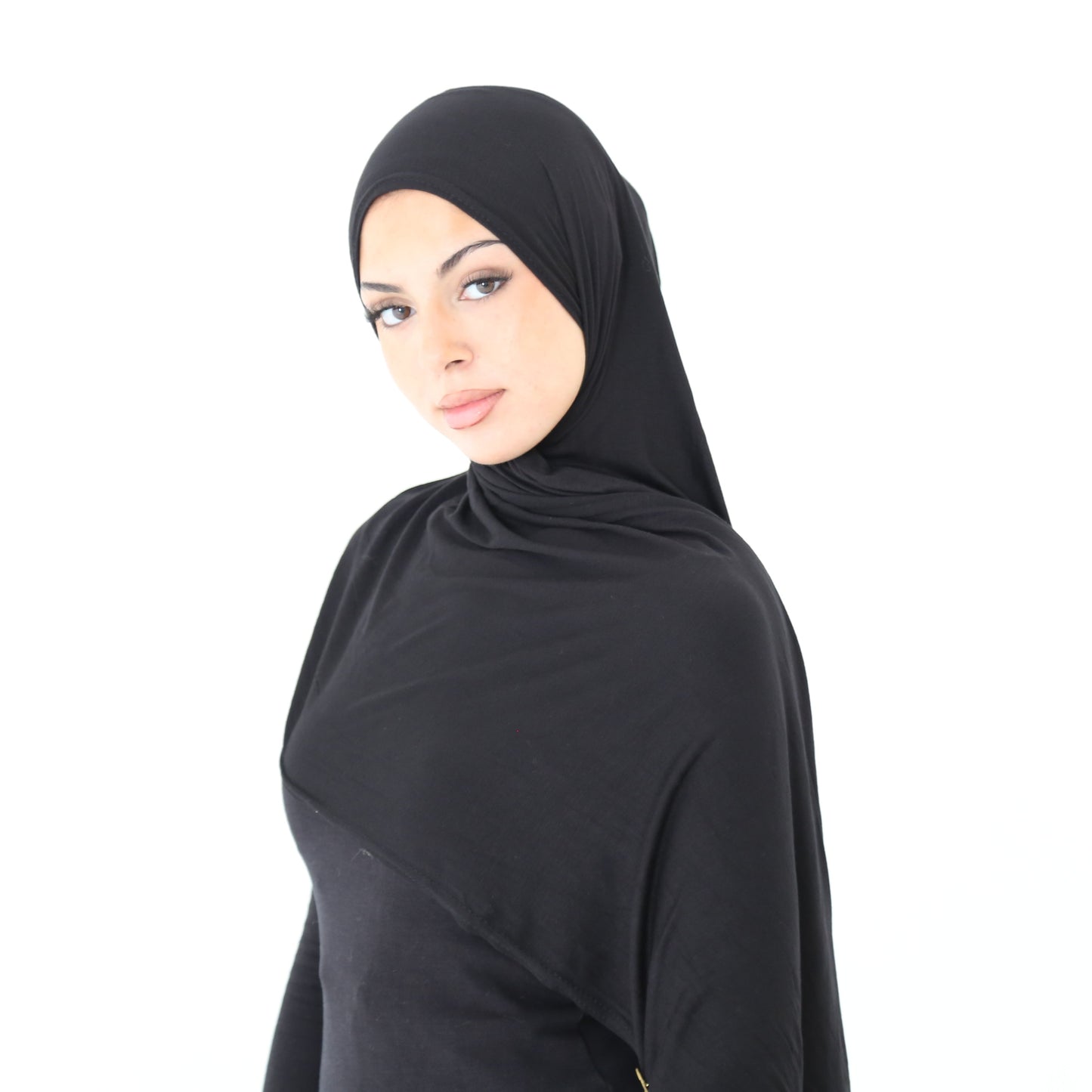 Premium Jersey Hijab with 14k Gold Charm | Shop Hudda