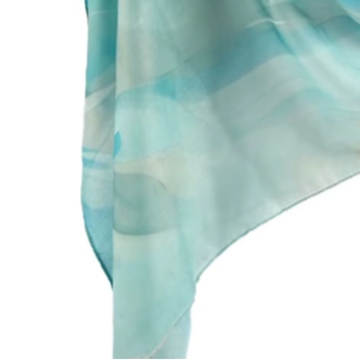 Printed Modal Hijab - Ocean Haze