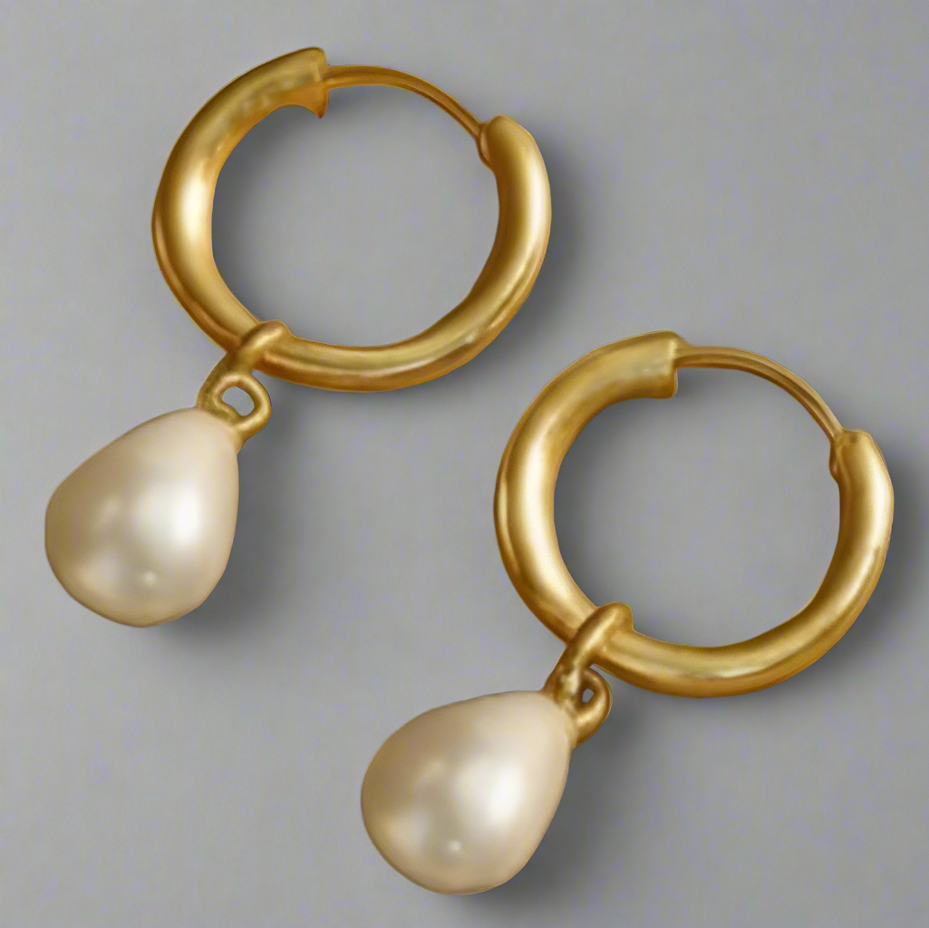 Teardrop Earrings - Stainless Steel